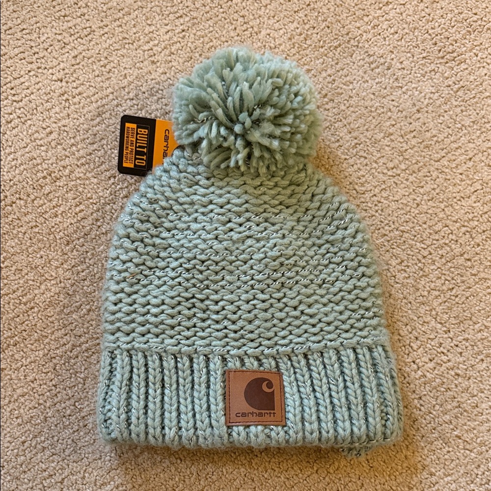 Carhartt Kids' Light Green Knit Beanie